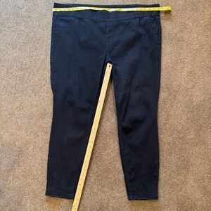 Old Navy Jeans Plus Size 26 Long Mid Rise Rockstar Super Skinny Jeggings Pull On